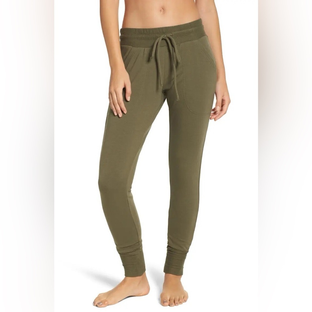 Free People Women’s FP Movement Sunny Skinny Sweatpants- Army Green XS